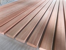 Hardwood Garden Bench Slats 12 Red Grandis 1800mm x 56mm x 20mm Seat Chair 6ft R