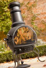 Steel Chimenea BBQ Chiminea
