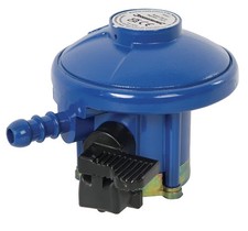 Butane gas regulator screw - regulator, on