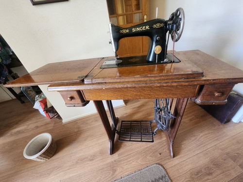 Singer eb776092 treadle - singer,