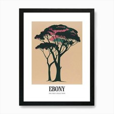 Ebony tree colourful - ebony,