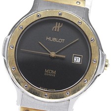 HUBLOT MDM Classic 1391.2 Date black Dial Quartz Ladies Watch_838484