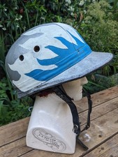 Vintage Everoak 1950s Helmet Decorated With Outsider Military Inspired  Art