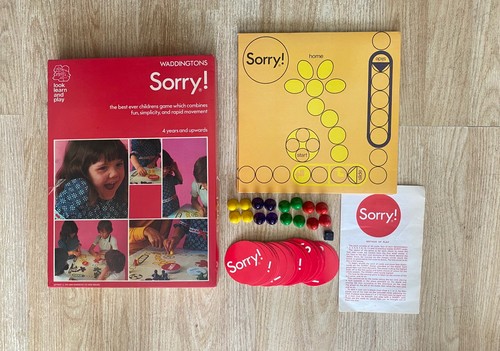 Vintage sorry board game - vintage,