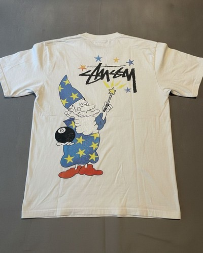 Stussy wizard ball tee white - stussy,