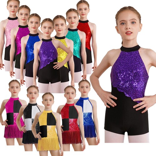 Girls sequins sleeveless - girls, short