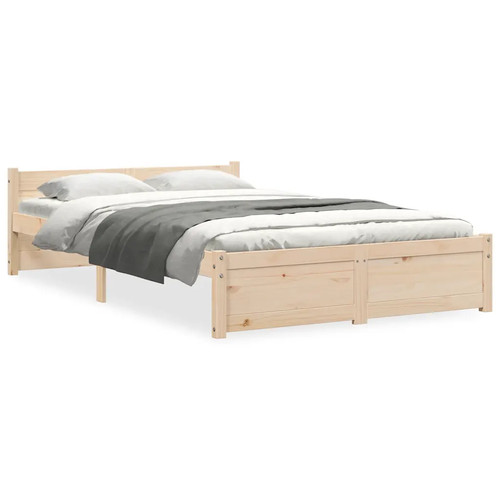 Solid wood bed - frame, home