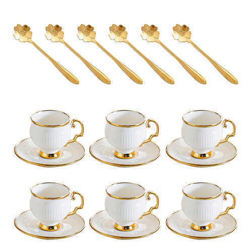 18pcs ceramic coffee - cup, and