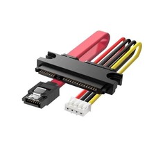 SATA 7+15 Pin Female to SATA 7