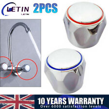 2X Faucet Handle Knob Sink Tap