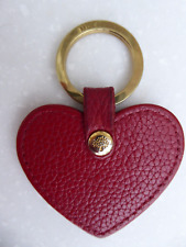 Mulberry Red Leather Heart