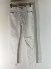 womens Zara Eu 38 Uk 10 White