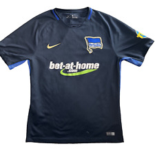 Hertha Berlin 2017-18 Away football shirt size Medium blue dri fit