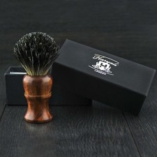 BRAND NEW - 100% PURE BADGER HAIR SHAVING BRUSH for Men - Wooden Handle