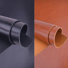 Veg Tanned Premium Full Grain Tooling Craft Cow Hide Leather Dyed Through 2mm3mm