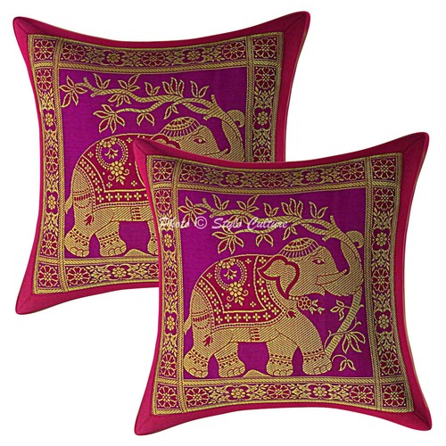 Boho jacquard throw pillow - jacquard,