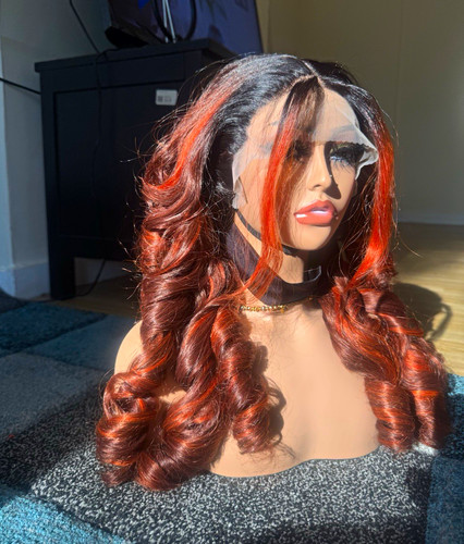 Women lace front wig long - lace,