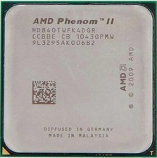 AMD Phenom II X4 840 Socket AM3 CPU Processor Quad-Core 3.2 GHz 95W