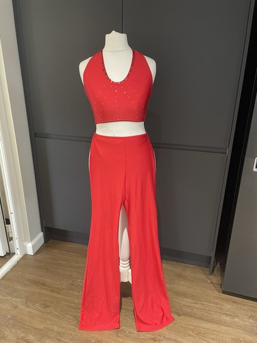 Red dance set lycra size - size, 4
