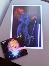 KYLIE MINOGUE * DISCO * 12 TRK CD w/ EXCLUSIVE SIGNED PRINT * SAY SOMETHING (2)