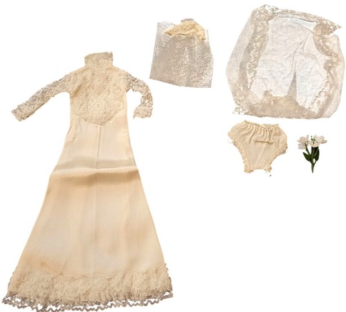 Vintage barbie wedding dress - barbie, &