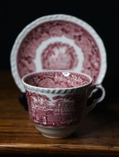 Masons Vista Red Cup & Saucer