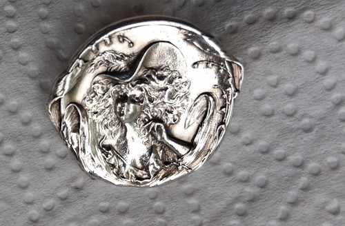 Solid silver art nouveau - solid,