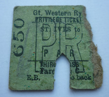 GWR 1945 St Ives to Par