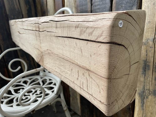 Solid oak fireplace beam - solid,