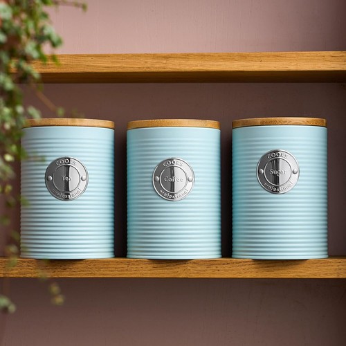 Tea coffee sugar - tea, cannister