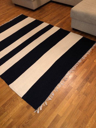 Contemporary wool area rug - wool,