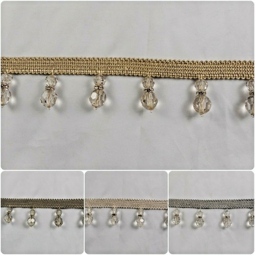 Diamante crystal beaded - diamante,