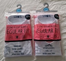 4x BN Long Sleeve Girls School