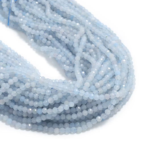 4mm faceted tiny beads - 2,