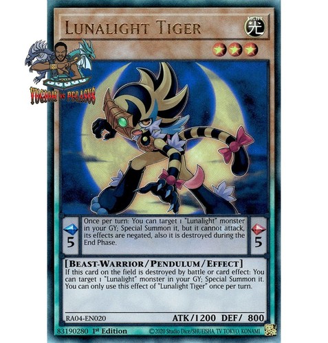 Yugioh lunalight tiger - lunalight,