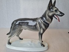 Gotha Pfeffer Porzellan Alsatian German Shepherd Porcelain Dog