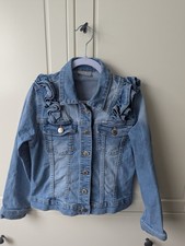 Matalan Girls Ruffle Denim