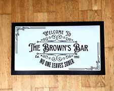 Personalised Bar Mat Runner