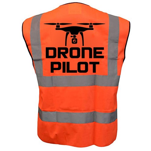 Drone pilot vis viz - drone, hi-vis