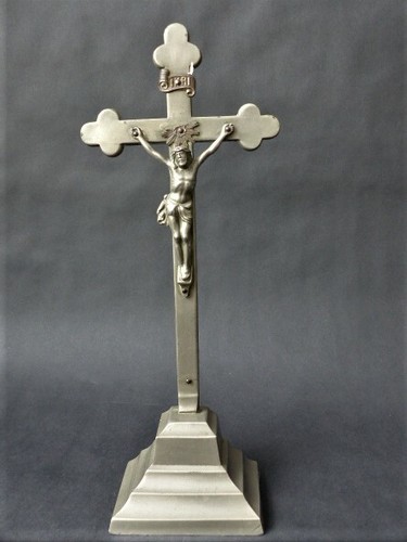 Antique german pewter table - pewter,
