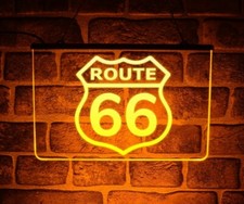 Route 66 Neon LED Light Sign |