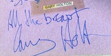 GARY HOLTON AUF WEIDERSEHEN PET QUADROPHENIA SIGNED AUTOGRAPH POW#99