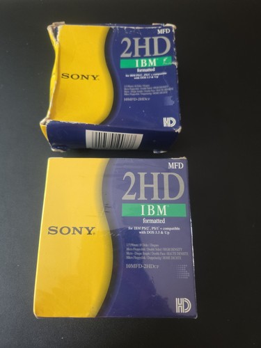 Sony mfd 2hd 1 44mb - 2hd, 3.5"