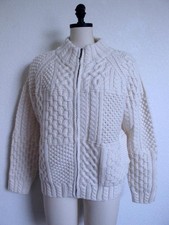 Hand Knitted in Ireland Aran