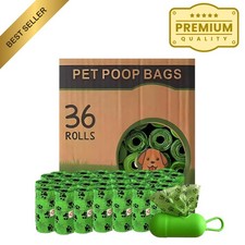 540 Dog Poop Bags Rolls Poo