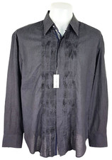 ROBERT GRAHAM Mens Grey L/S