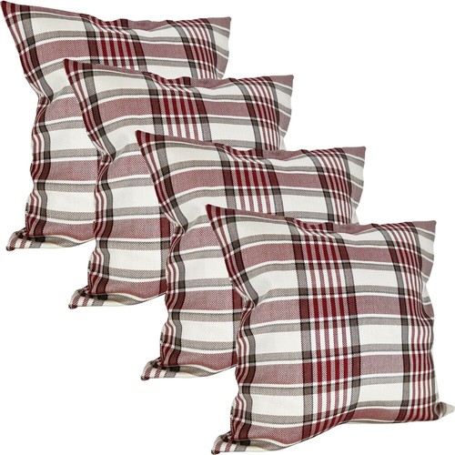 Tartan check cushion - check,