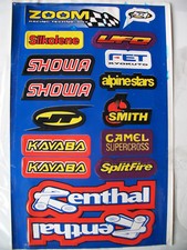Universal Decals Sticker Kit Yamaha Kawasaki  Dtr  Zxr Gsxr R1 R6 Yzf Zx