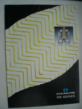 1980s CIC RALPHS 316 series Shoe Injection Moulding Machine Catalogue Shoemaking