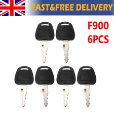 6X Equipment Excavator Replacement Ignition Key for Doosan / Daewoo F900 New